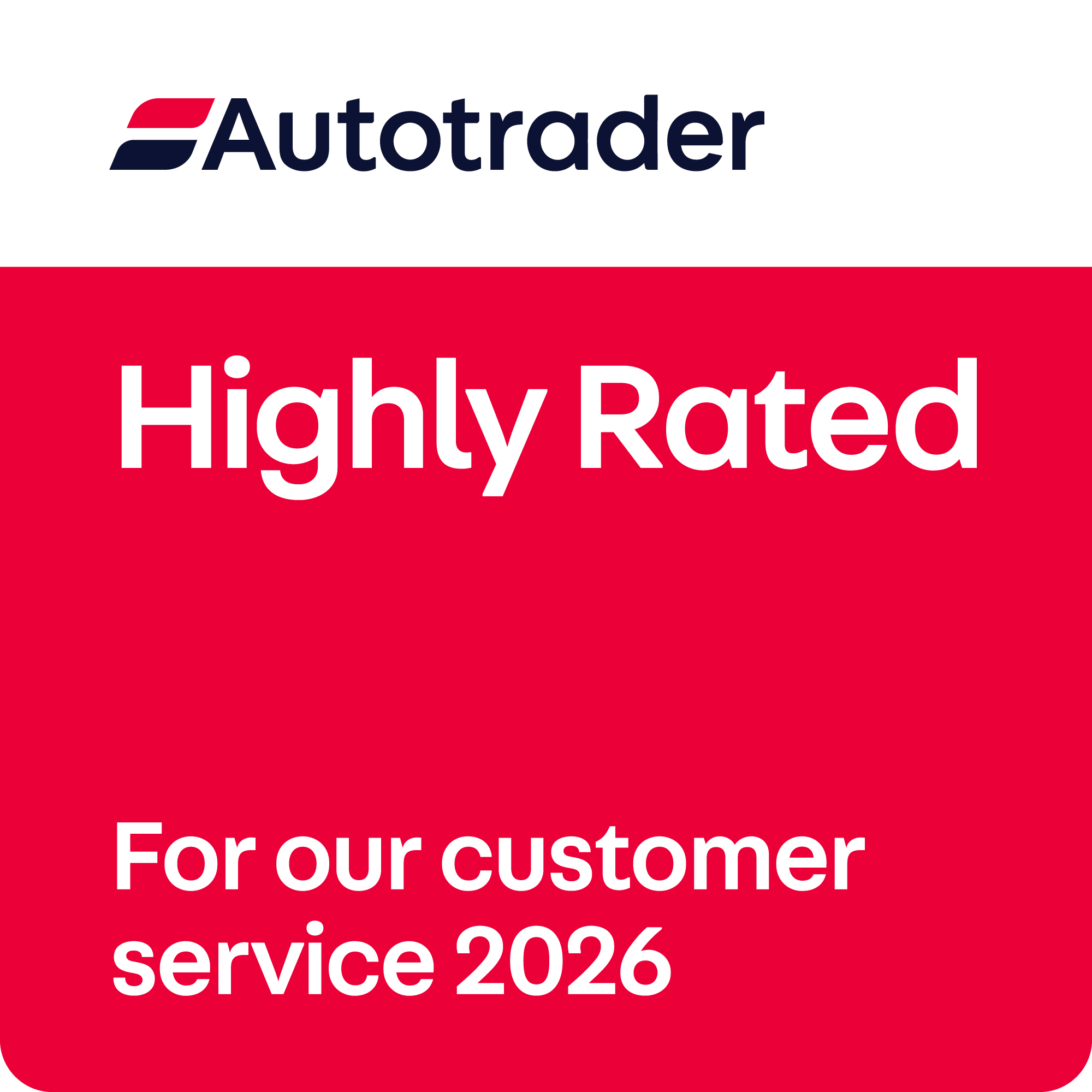 Autotrader Highly Rated for our customer service 2026